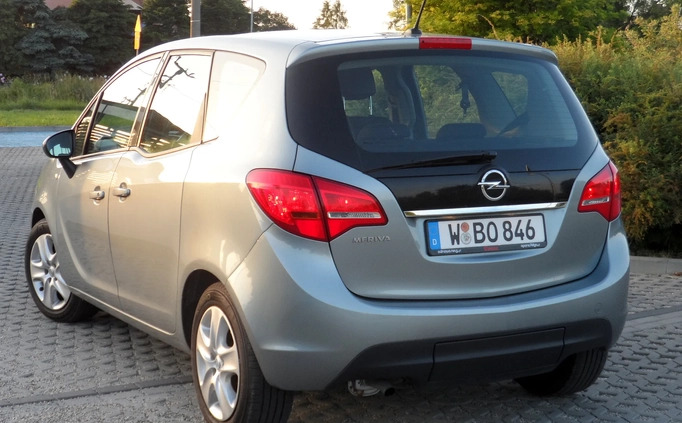 Opel Meriva cena 23900 przebieg: 111407, rok produkcji 2010 z Brzesko małe 301
